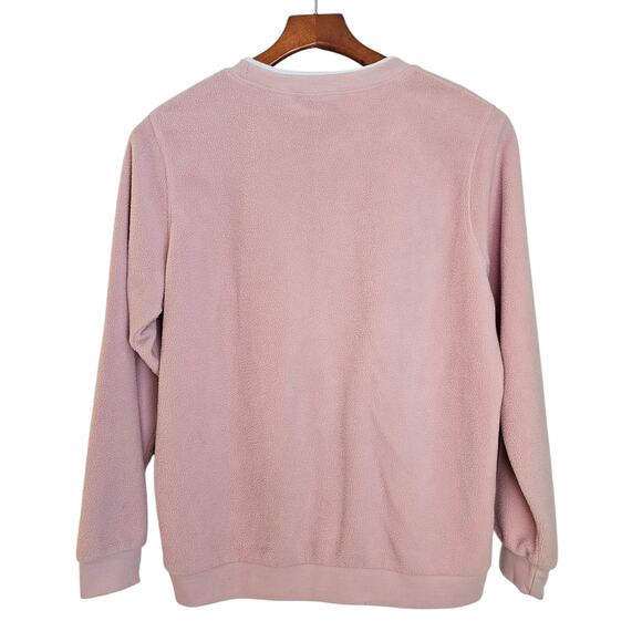 Women's Madison Taylor Vintage Pink Crewneck Sweatshirt with Detail - Picture 2 of 5